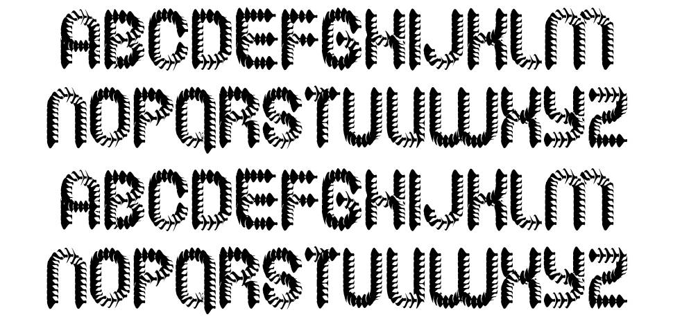 Hell Door font specimens