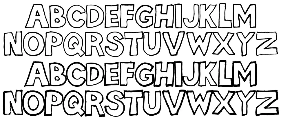 hellafont font specimens