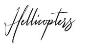Hellicopters font