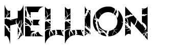Hellion шрифт