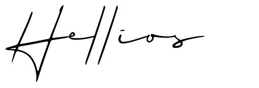 Hellios шрифт