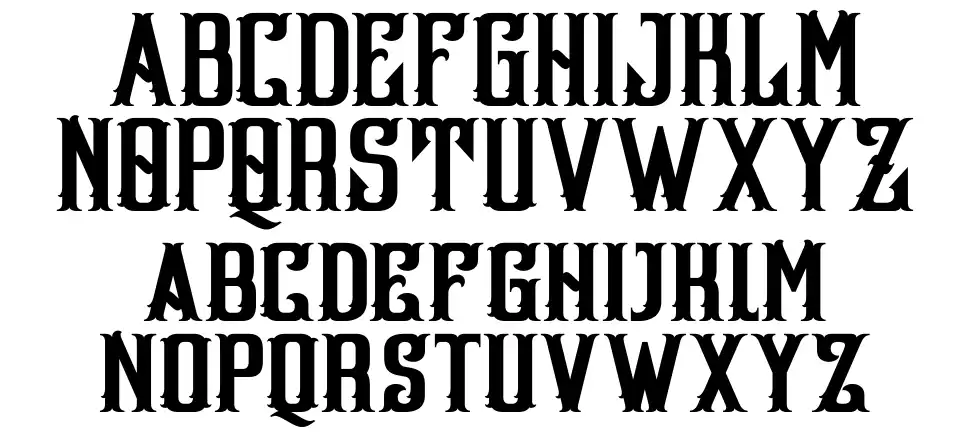 Hellios Gothic schriftart vorschau