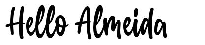 Hello Almeida font