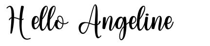 Hello Angeline шрифт