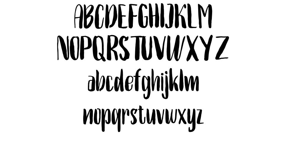 Hello Anissta Handwritten font Örnekler