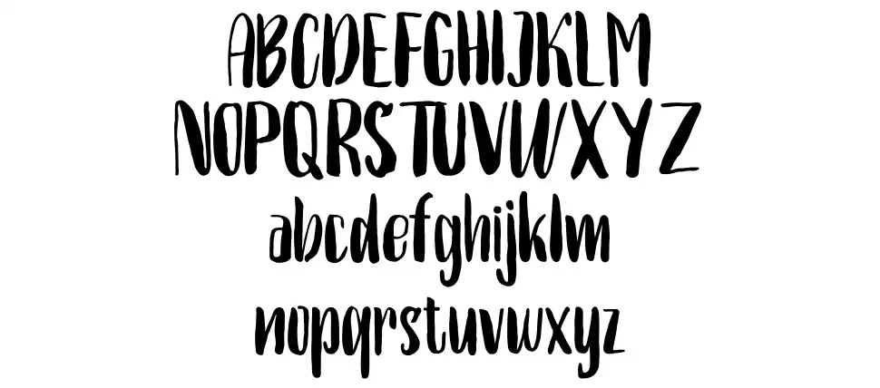 Hello Anissta Handwrittenfont specimens