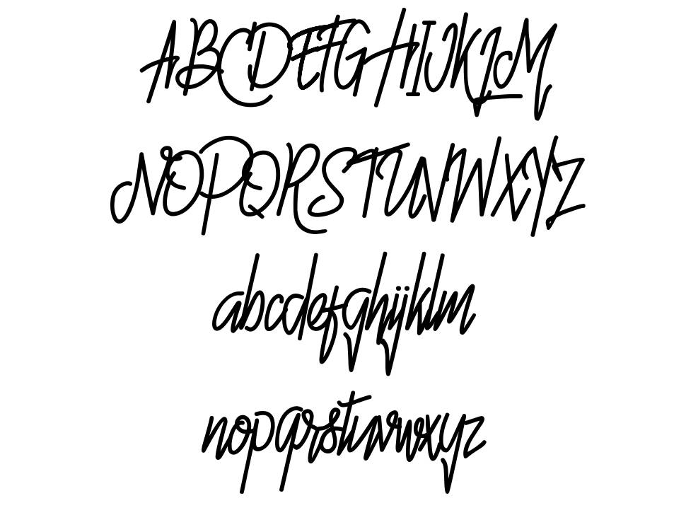 Hello Avelline font specimens