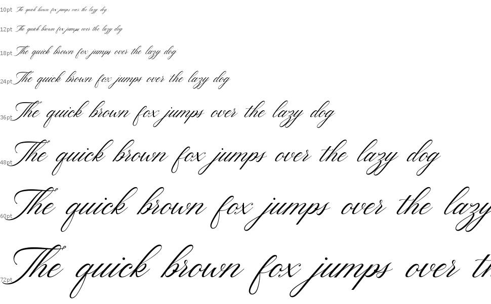 Hello Bride Script font Waterfall