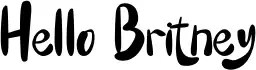 Hello Britney