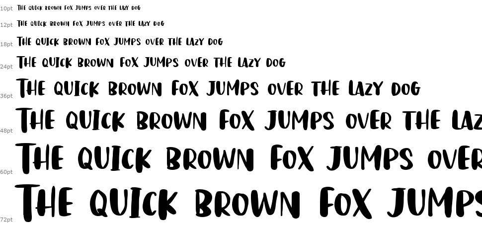 Hello Catto font Waterfall