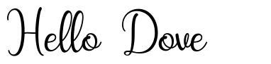 Hello Dove font