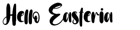 Hello Easteria 字形