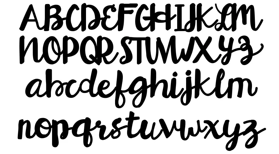 Hello Esli Script font specimens