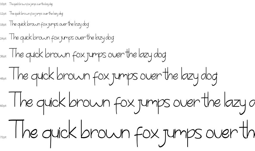 Hello Fortune font Waterfall