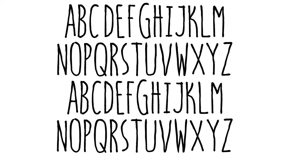 Hello Goodbyefont specimens