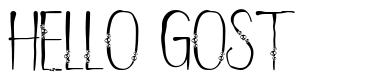 Hello Gost font