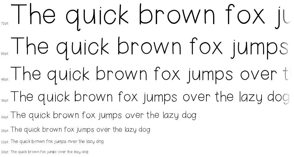 Hello Happyfont waterfall