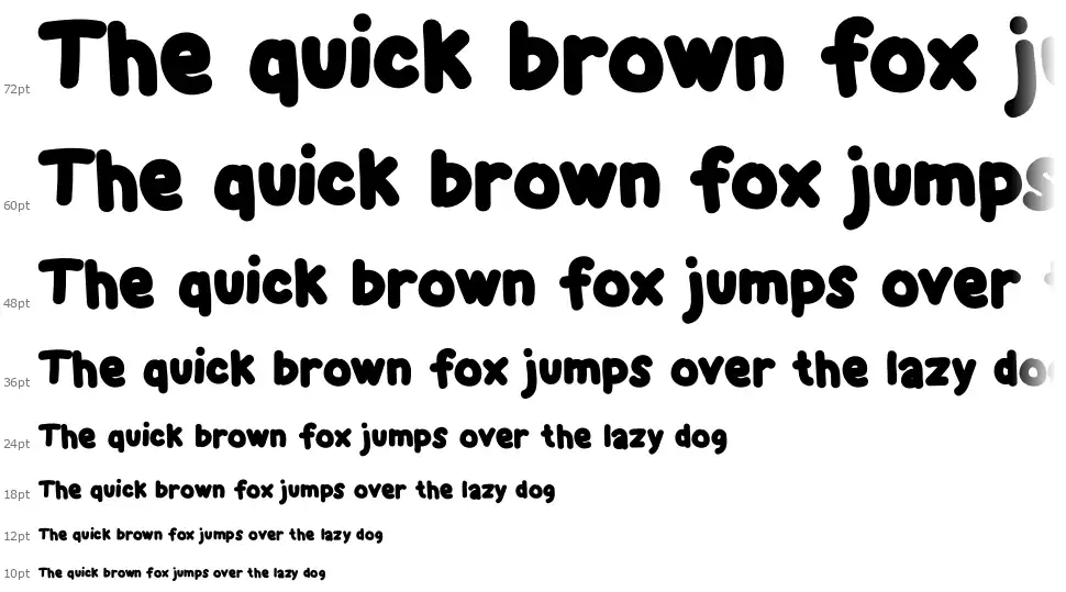 Hello Holidayfont waterfall