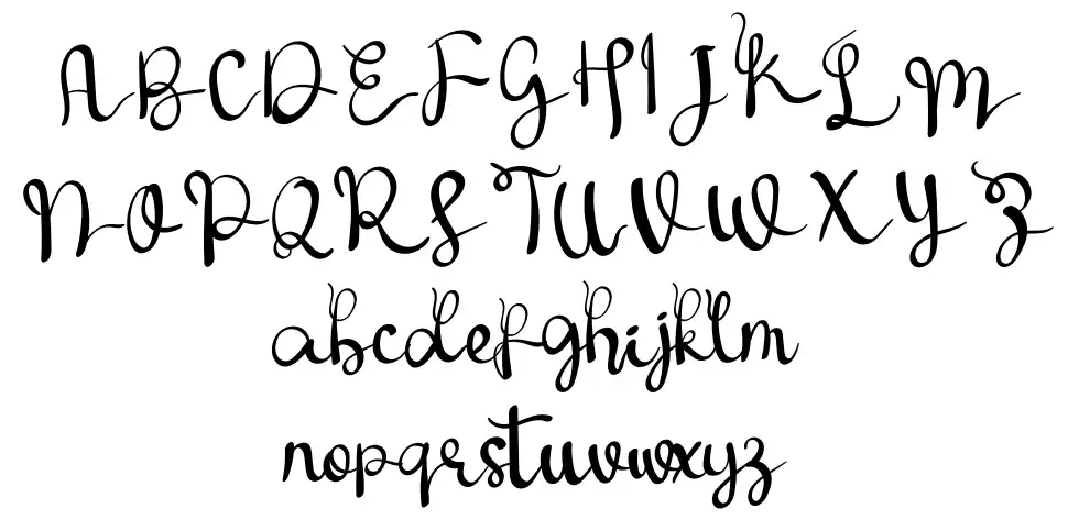 Hello Homework font specimens