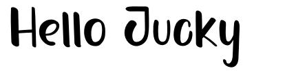 Hello Jucky font