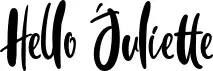Hello Juliette