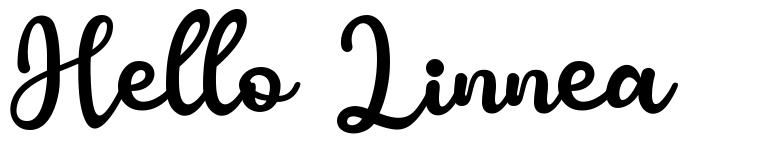 Hello Linnea шрифт