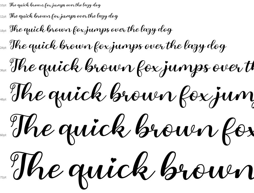 Hello Loved Lovely font Waterfall