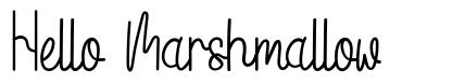 Hello Marshmallow font