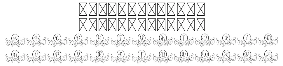 Hello Monogramfont specimens