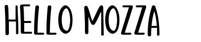 Hello Mozza フォント