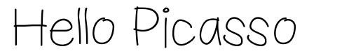 Hello Picasso font
