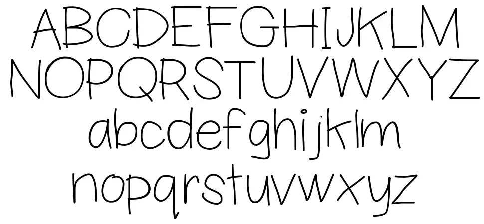 Hello Picassofont specimens