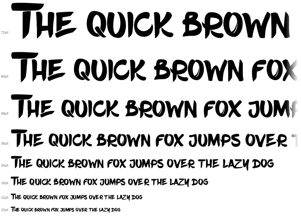 Hello Pinkyfont waterfall