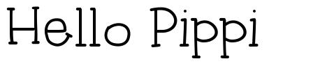 Hello Pippi písmo
