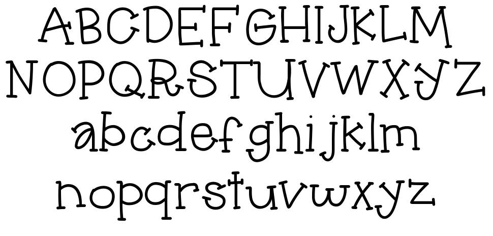 Hello Pippi font Örnekler