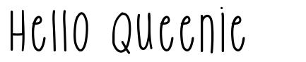 Hello Queenie 字形