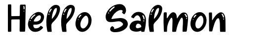 Hello Salmon шрифт