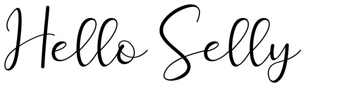 Hello Selly font