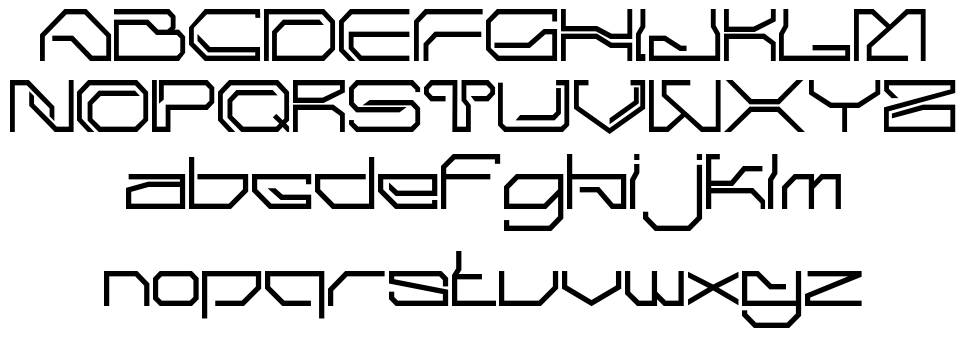 Hello Space font Specimens