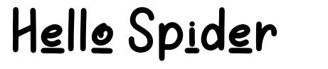 Hello Spider font
