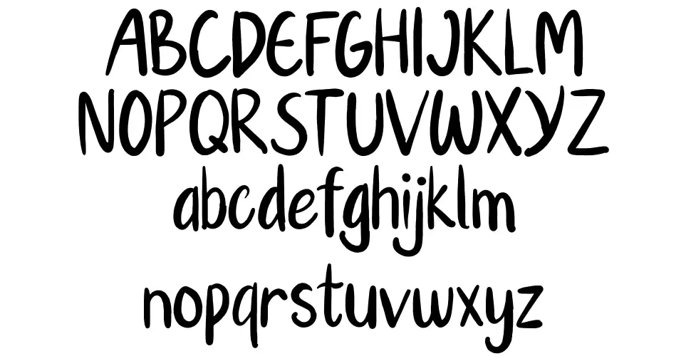 Hello Toys font specimens