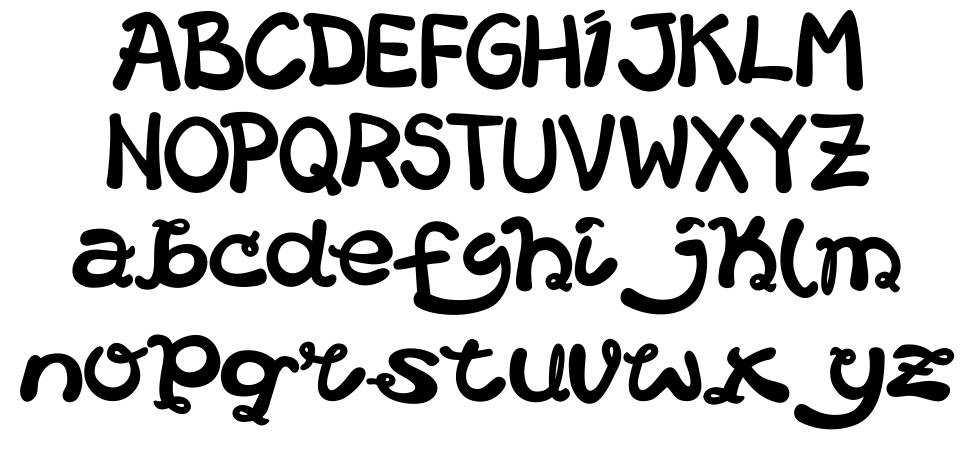 HelloCat Round font Örnekler