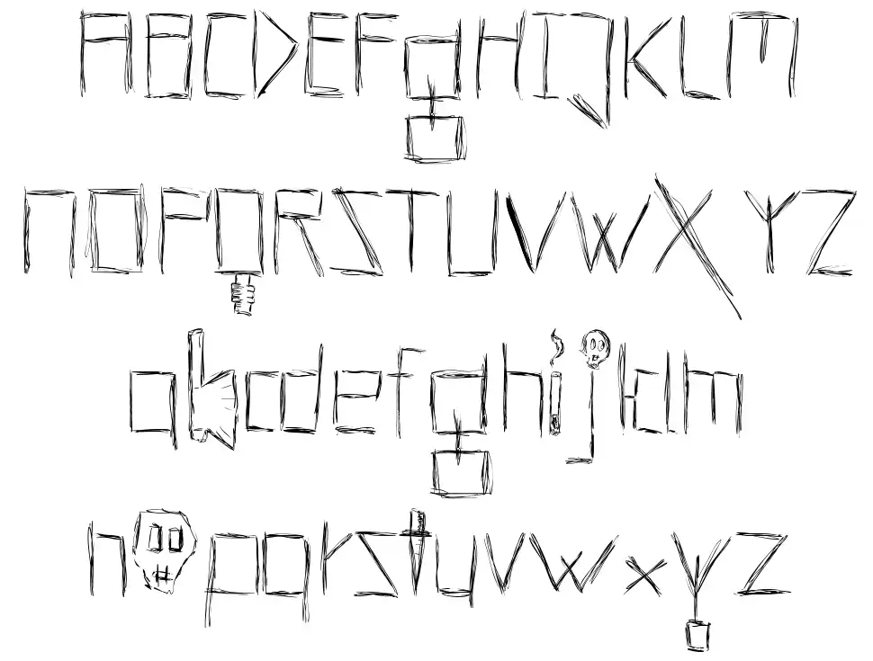 Hells Kittchen Devil Godfont specimens