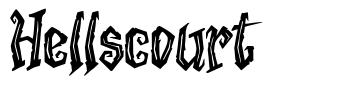 Hellscourt шрифт