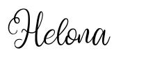 Helona font
