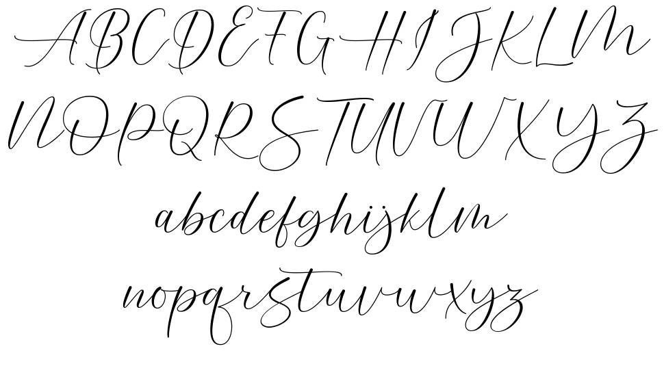Helostar font specimens
