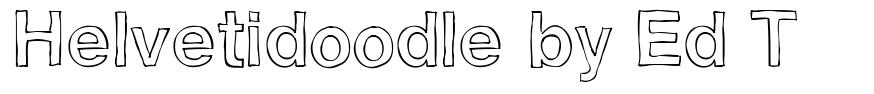 Helvetidoodle by Ed T font