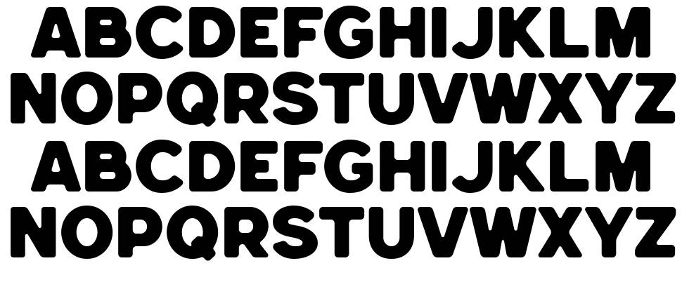 Hemisphers Bold Sans font specimens