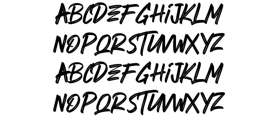 Herdrock font specimens