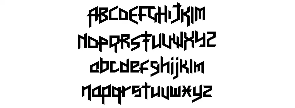 Here Be Dubstep font specimens